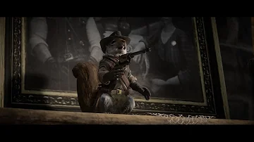 RDR2 Достижение Это искусство (It's Art) Найдите подходящее место для чучела белки.