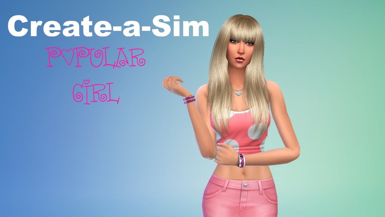 Sim Sim Infinity The Sims 4: CAS Collab with Sims Infinity ~ Geek vs Popular - YouTube