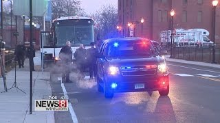 Conn. police attend NYPD officer's funeral