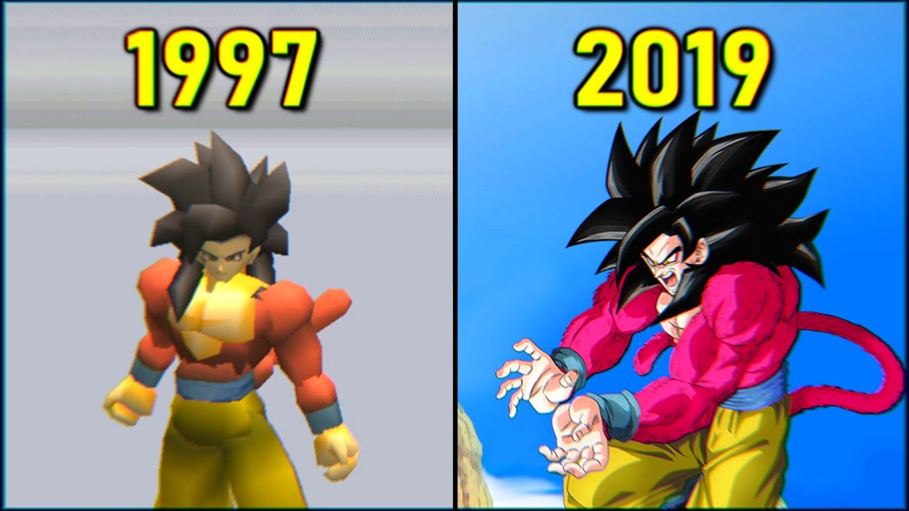 Evolution Of Goku Ssj4 1997 19 超サイヤ人4悟空 Super Saiyan 4 Youtube