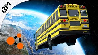 FAIRE TOMBER UN BUS DEPUIS L'ESPACE | BeamNG Expérience screenshot 2