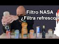 Compre un filtro de agua de la NASA para filtrar coca cola y refrescos  ¿FUNCIONARA?