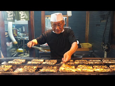 うなぎ かねよの1日に密着 Grilled Eel Master - Japanese Street Food Unagi - Day in the Life - 京都