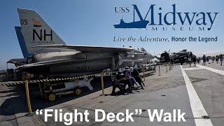 USS Midway Flight Deck Walk Through | Aircraft Carrier | San Diego, CA