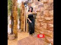 سلمي الشيمي فى الفستان الاسود في شريط ذهبي 