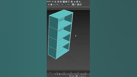 3ds Max Bookshelf Simple Modeling          #3dmaxtutorial #3dmax #3dmodeling #beginner #modelingtips