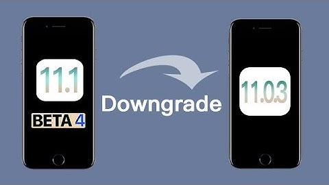 Downgrade iOS 11.1 Beta 4 to iOS 11.0.3. No iTunes needed. No Time Limitation.