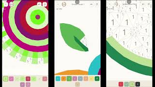 Triaxel Triangle Color Numbers App Presentation screenshot 2