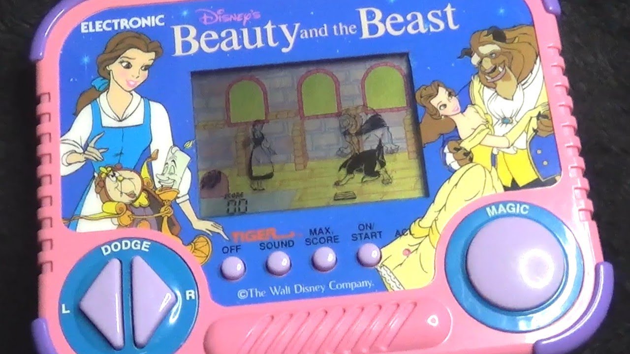 レトロ 液晶ゲーム】タイガー 美女と野獣 ディズニー 横スクロール