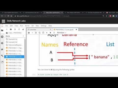 Lists 3- Python for Data Science- IBM Cognitive