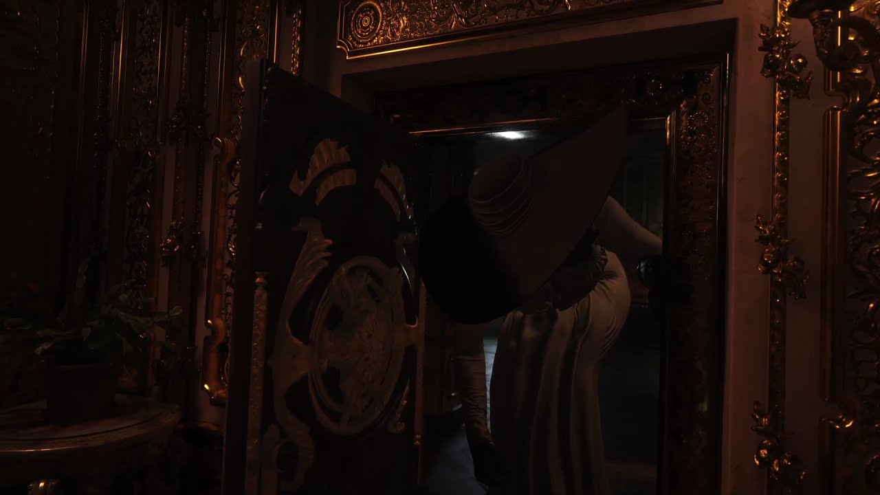 Getting Choked by the Tall Vampire Lady.