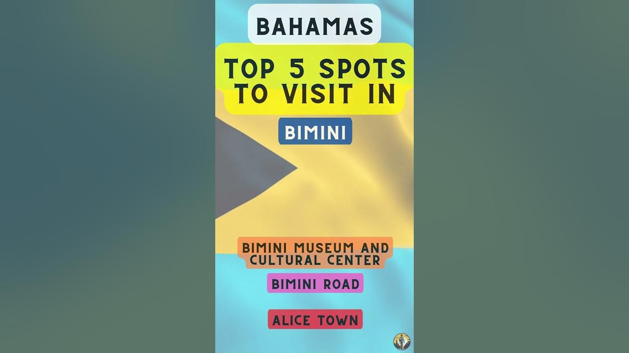 Top 5 Spots to Visit in Bimini (Bahamas) YouTube