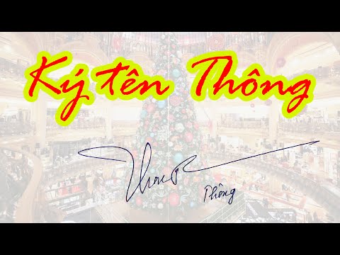 Video Ký tên Thông đẹp nhất | Chữ ký theo tên Thông | Chữ ký... - youtube