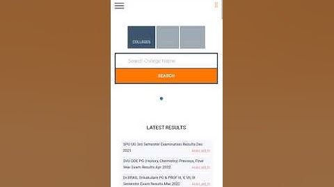 how to check Sambalpur University results