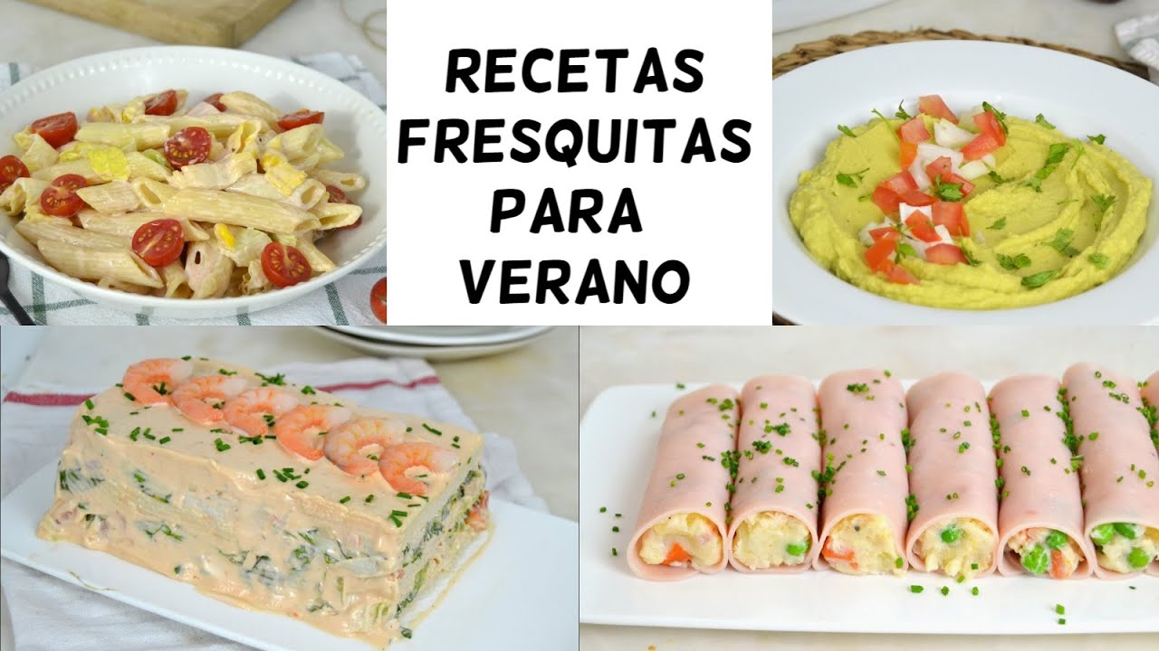 4 Recetas para verano ¡fáciles, fresquitas y deliciosas! - YouTube