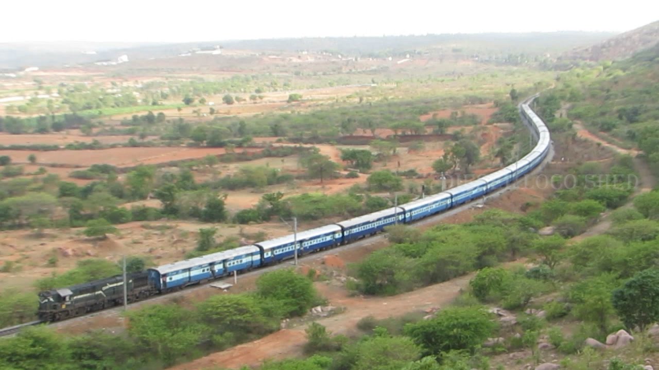 Trains through the Scenic MAKALI GHATS - Indian Railways