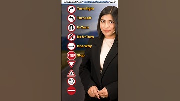 Road Signs 🚦 & Their Meanings | Learn Traffic related Terms | Kanchan English Connection #shorts