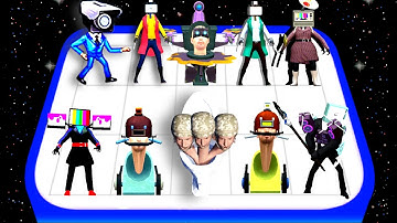 Merge Sink Monster Rampage - Skibidi Toilet Multiverse Battle ( Session 08) Max Level Gameplay