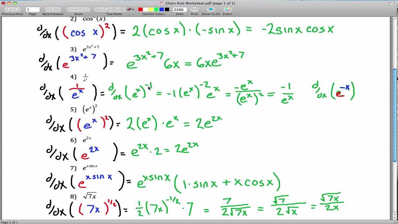 Derivative Worksheet Pdf / Calculus Worksheets Differentiation Rules