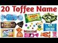 20 टॉफी के नाम सीखें | Toffee Names for Kids with Pictures &amp; Sound Effects Fun Learning Video