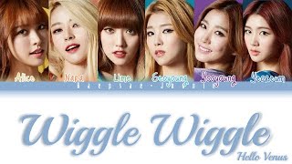 Hello Venus - Wiggle Wiggle Engromhan Color Coded Lyrics