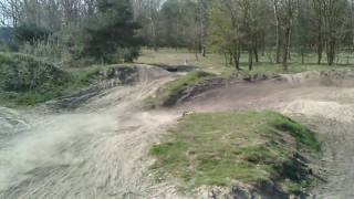 RC8Te fast first lap run