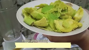 How to Make Avocado Juice — Procedure Text