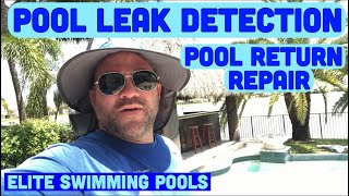 Pool Leak Detection & Pool Return Repair