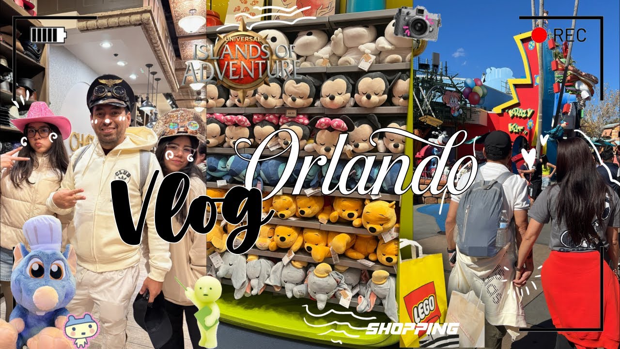 Orlando Vlog 🎢 Viaja con nosotros y acompáñanos a días de shopping ,Disney Springs y más 🛍️