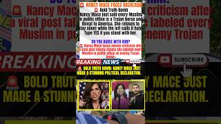 🚨 Nancy Mace’s Muslim Politician Comments Spark Backlash! 🇺🇸🔥 #BreakingNews #USPolitics