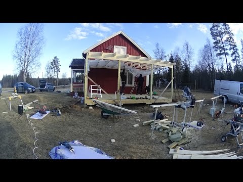 Bygger ett uterum på en helg timelapse youtube