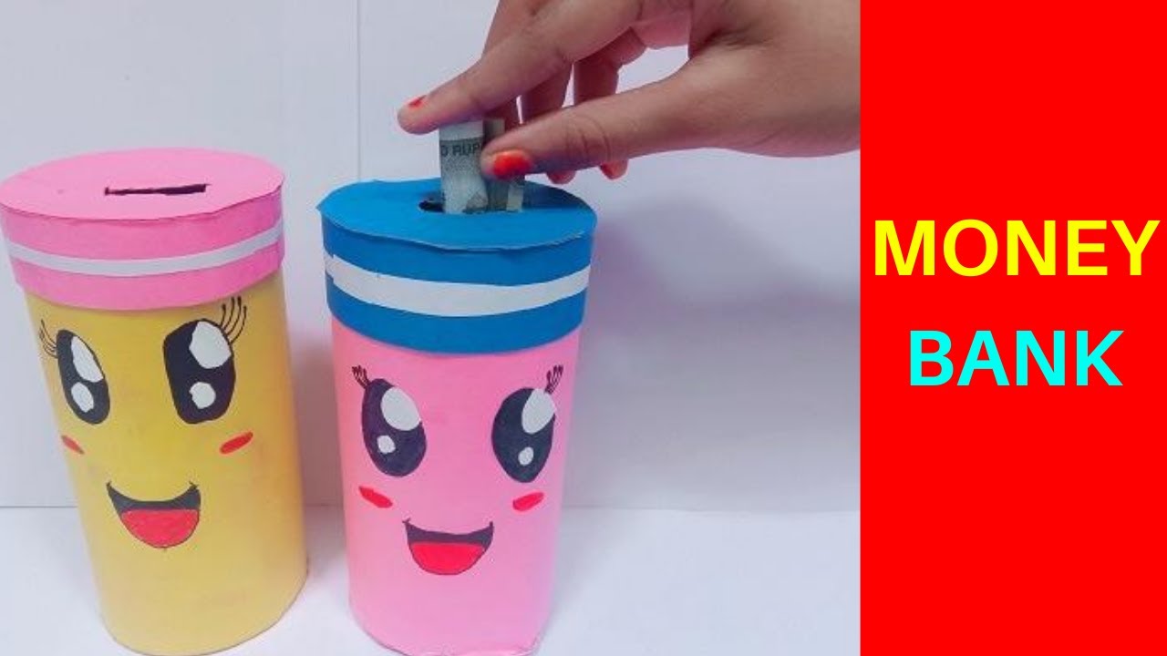 How To Make Money Bank Beautiful Money Bank DIY Money Bank Money