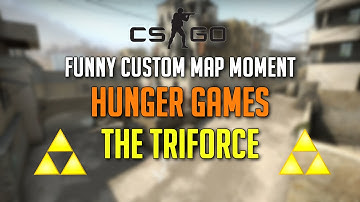 The Triforce - Hunger Games Custom Map Funny Moment (CSGO)