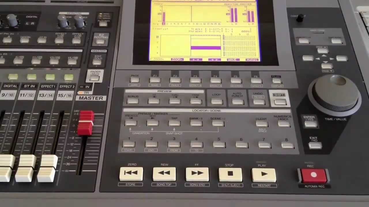 Roland VS 1680 - 03 - Recording Vocal Track (HD) - YouTube