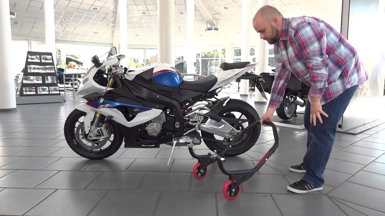Motorcycle Rear Paddock Stand ConStands Falcone for BMW S1000R tutorial