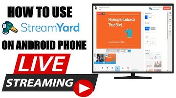 How To Use Streamyard On Your Android Phone? Step by Step Tutorial | Kris Talla Channel