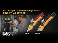 Dual Range Non Contact Voltage Testers NCVT 2P and NCVT 3P