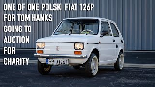 One of One 1974 Polski Fiat 126p For Tom Hanks - B-Roll, Engine Start, Driving