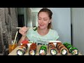 Mukbang/ Sushi-Rolls 🍣/ not ASMR/ Мукбанг/ Роллы/ не АСМР