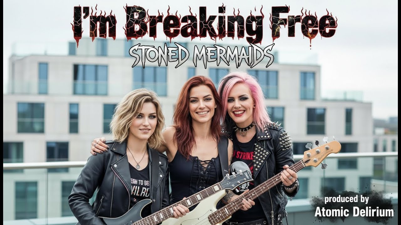 Stoned Mermaids – I'm Breaking Free | 80s Glam Rock Anthem • Female Rock Power
