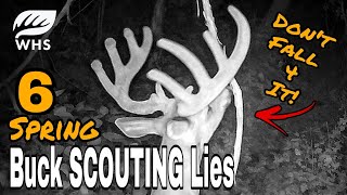 6 Spring Big Buck Scouting LIES