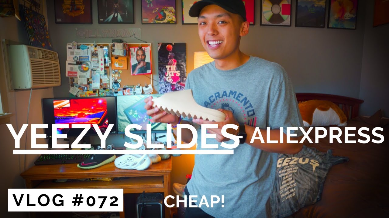 YEEZY SLIDES BONE - ONLY $16 from ALIEXPRESS!