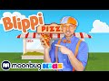 Pizza Song | Blippi | Kids Learning Videos | Nursery Rhymes | ABCs and 123s