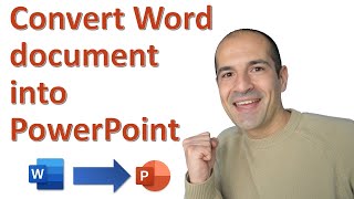 🆕 How to export Word doc into PowerPoint #Shorts