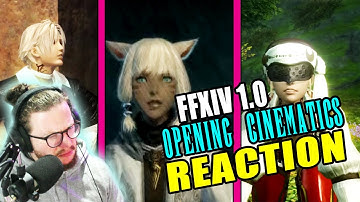 This was... Strange. | RJ REACTS To The FFXIV 1.0 Opening Cinematics