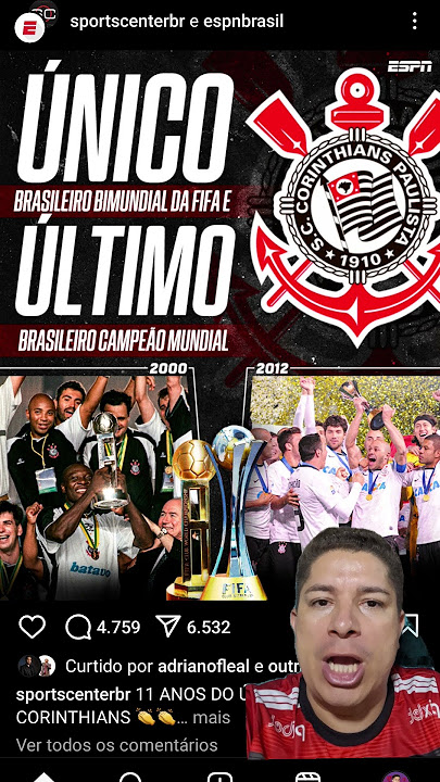 CORINTHIANS ÚNICO BRASILEIRO BI-CAMPEAO MUNDIAL DE CLUBES #shortvideo  #mundialdeclubes2023 #futebol 