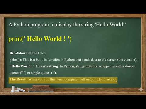 Python 5)A Python program to display the string ‘Hello world !’| By #softech_computer_academy_hassan