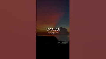 {فلما أفاق قال سبحانك تبت إليك وأنا أول المؤمنين}سورة الأعراف ادريس