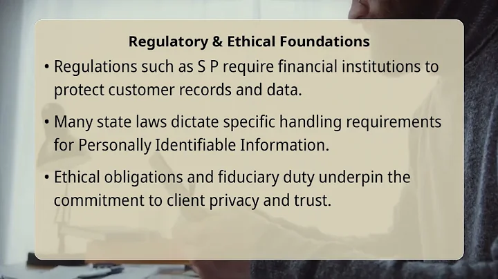 What Specific Client Information Must Advisors Protect?