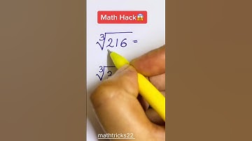 Cube Root Hack😜 | Cube Root Short Trick #youtubeshorts #mathtricks #shorts#shortsvideo #viralshorts